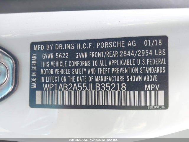 2018 PORSCHE MACAN WP1AB2A55JLB35218 Photo 8