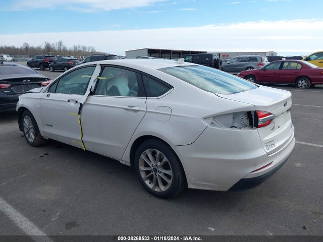 2019 FORD FUSION HYBRID SE VIN: 3FA6P0LU2KR100761