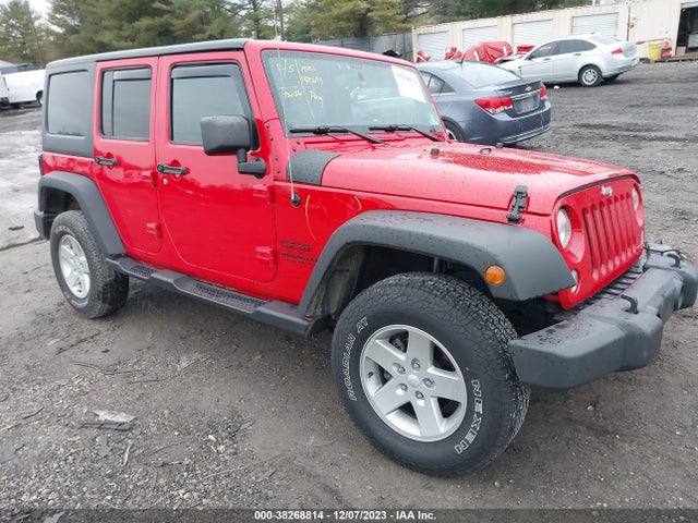 2016 JEEP WRANGLER UNLIMITED SPORT VIN: 1C4BJWDG7GL186368