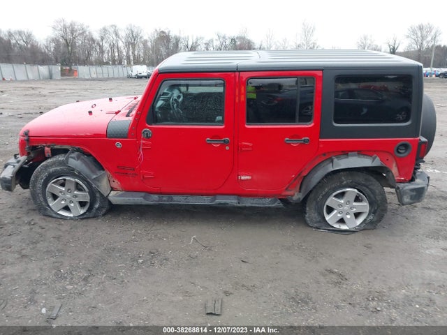 2016 JEEP WRANGLER UNLIMITED SPORT VIN: 1C4BJWDG7GL186368