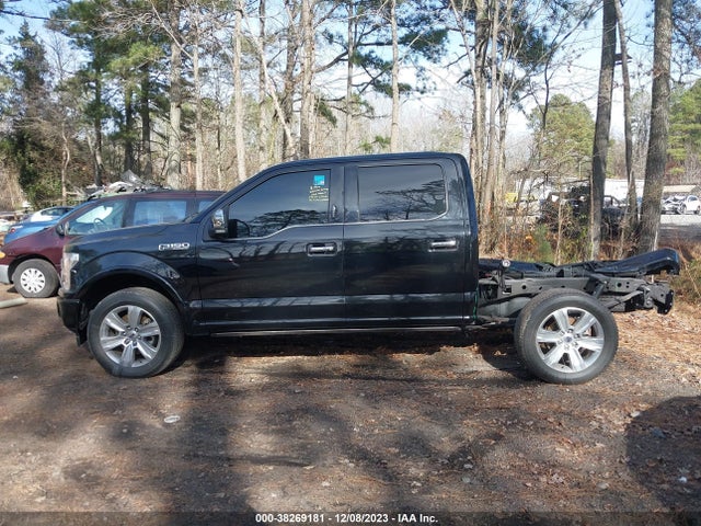 2018 FORD F-150 PLATINUM VIN: 1FTEW1EG2JFD37395