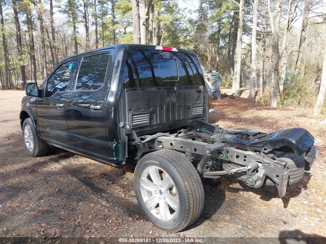2018 FORD F-150 PLATINUM VIN: 1FTEW1EG2JFD37395