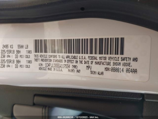 2014 JEEP CHEROKEE 1C4PJLDS5EW117554 Photo 8