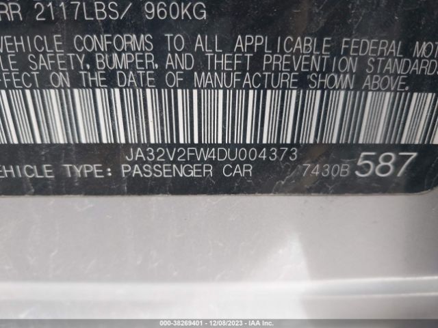 2013 MITSUBISHI LANCER JA32V2FW4DU004373 Photo 8