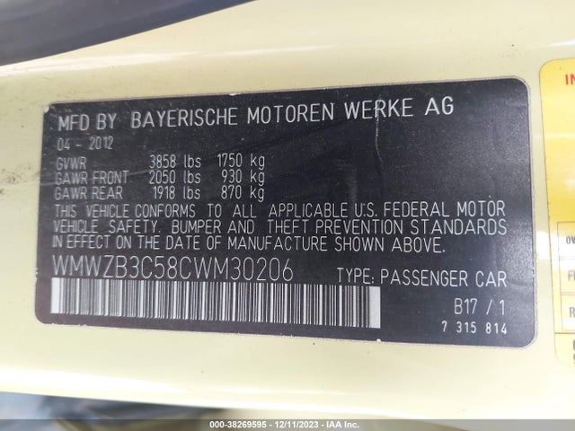 2012 MINI COOPER COUNTRYMAN WMWZB3C58CWM30206 Photo 8