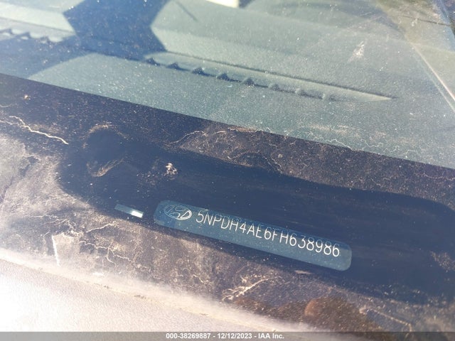 Hyundai ELANTRA SE 2015 5NPDH4AE6FH638986 Image 9
