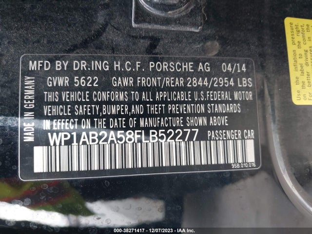 2015 PORSCHE MACAN WP1AB2A58FLB52277 Photo 8