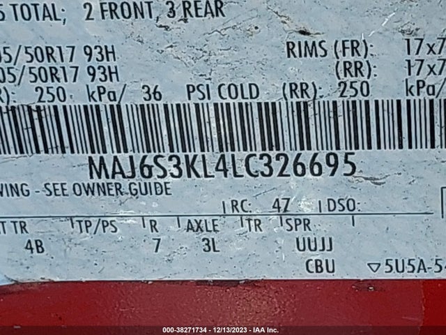 Ford Ecosport Titanium 2020 MAJ6S3KL4LC326695 Image 9