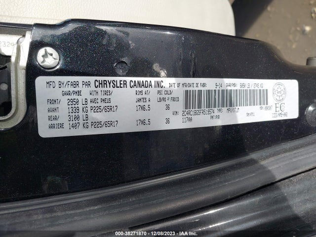 2C4RC1BG5FR519574 Chrysler Town  Country Touring