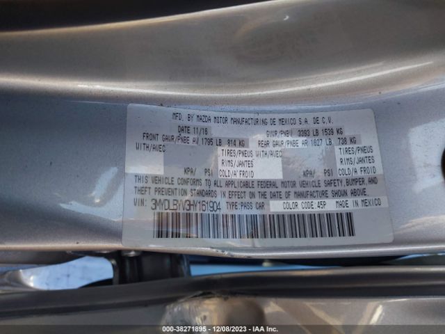 3MYDLBYV3HY161904 Toyota YARIS IA