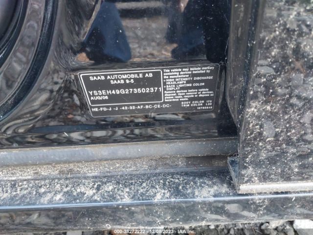 2007 SAAB 9-5 YS3EH49G273502371 Photo 8