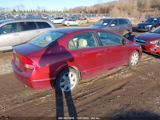 2008 HONDA CIVIC LX VIN: 1HGFA16518L081490