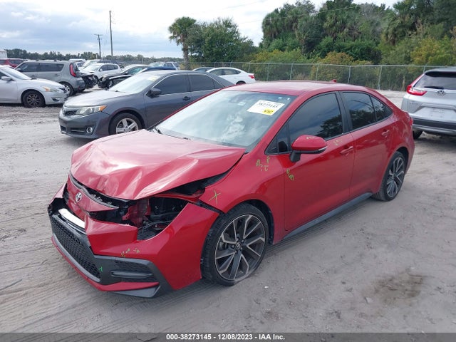 2020 TOYOTA COROLLA SE/NIGHT SHADE VIN: JTDS4RCE6LJ010667