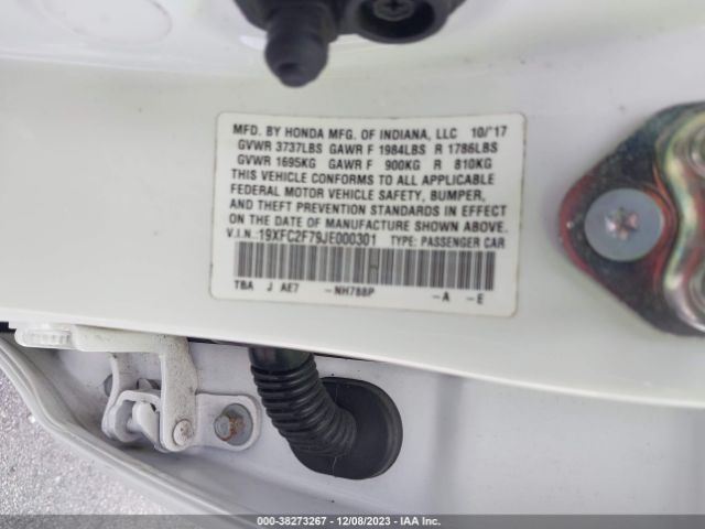 19XFC2F79JE000301 Honda CIVIC EX