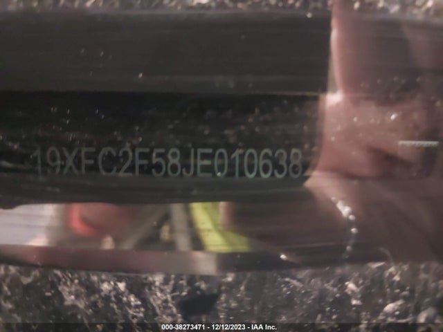 Honda Civic Lx 2018 19XFC2F58JE010638 Image 9