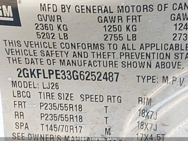 GMC Terrain Slt 2016 2GKFLPE33G6252487 Image 9