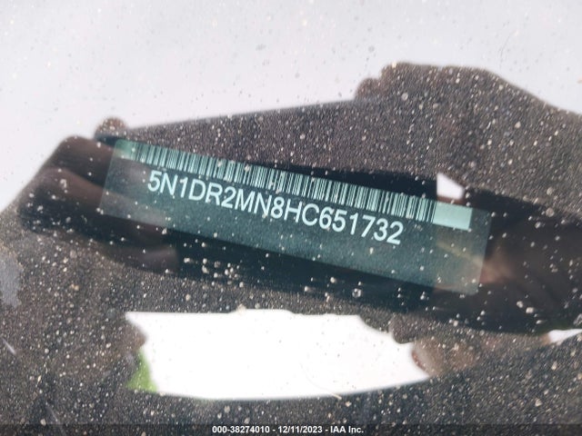 2017 NISSAN PATHFINDER SL VIN: 5N1DR2MN8HC651732