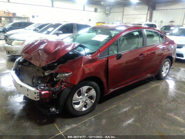 Honda Civic Lx 2014 2HGFB2F5XEH519130 Image 2