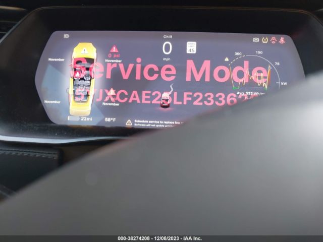 5YJXCAE25LF233626 Tesla Model X Long Range Dual Motor All-wheel Drive/long Range Plus Dual Motor All-wheel Drive