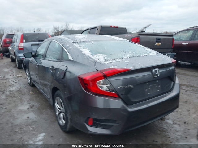 Honda Civic Lx 2018 2HGFC2F55JH592896 Image 3