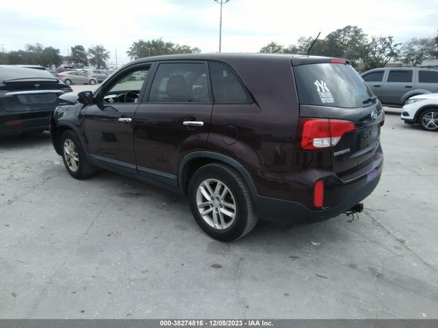 KIA SORENTO LX 2014 5XYKT3A65EG430578 Image 3