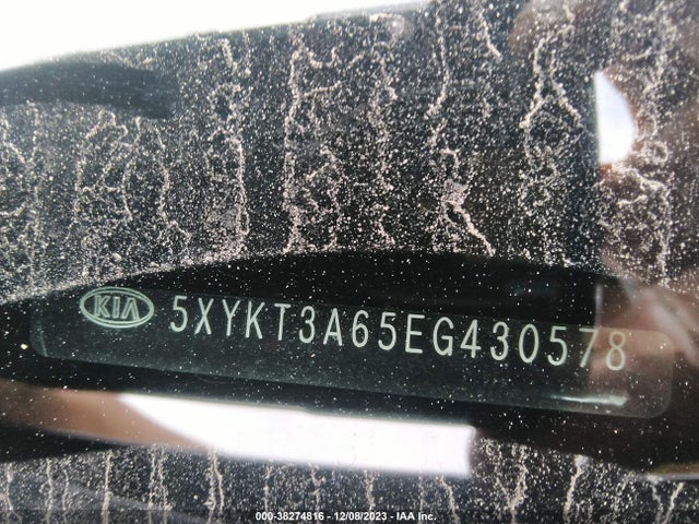 KIA SORENTO LX 2014 5XYKT3A65EG430578 Image 9