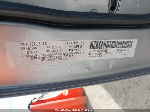 Dodge Charger Se 2015 2C3CDXBG9FH925955 Image 9