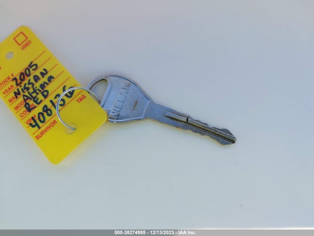 2005 NISSAN ALTIMA 2.5 S VIN: 1N4AL11DX5N408136