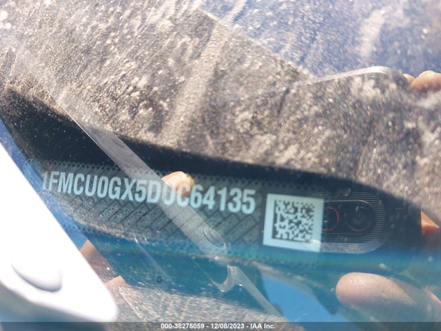 2013 FORD ESCAPE SE VIN: 1FMCU0GX5DUC64135
