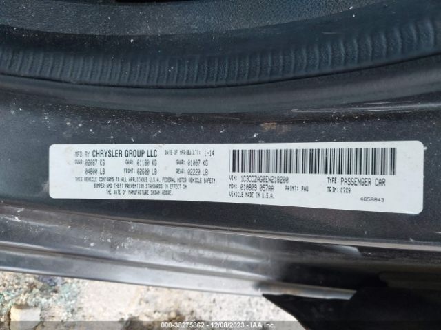 1C3CDZAG0EN218200 Dodge AVENGER SE