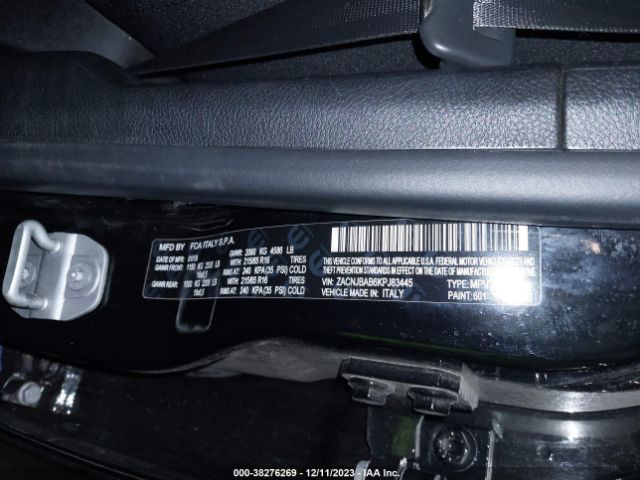 ZACNJBAB6KPJ83445 Jeep Renegade Sport