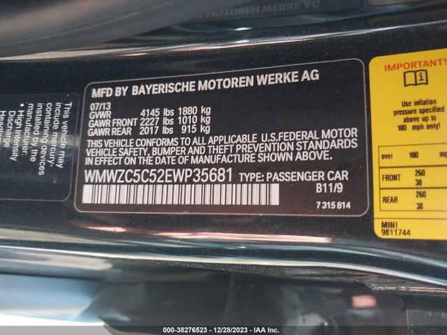 2014 MINI COUNTRYMAN WMWZC5C52EWP35681 Photo 8
