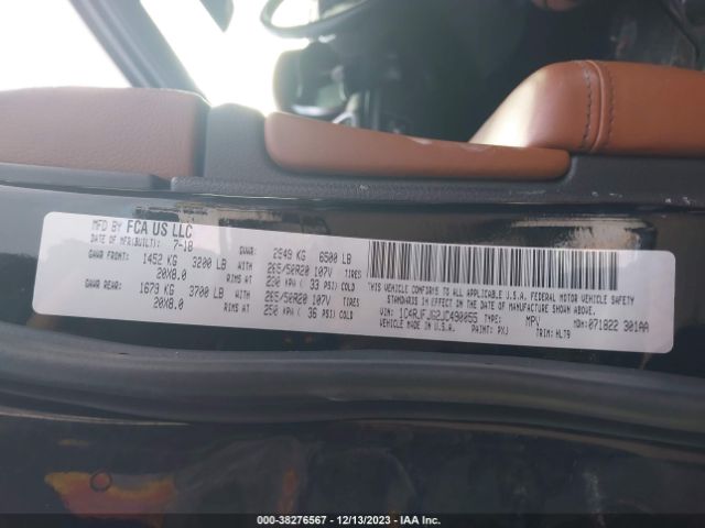 2018 JEEP GRAND CHEROKEE 1C4RJFJG2JC490055 Photo 8