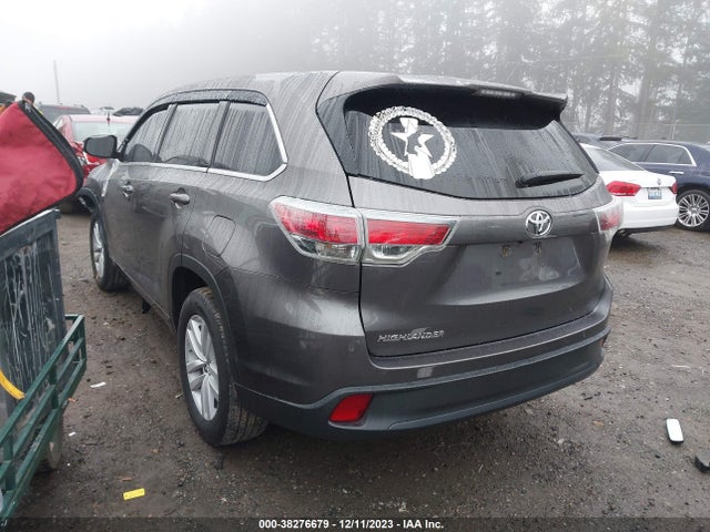 2016 TOYOTA HIGHLANDER LE V6 VIN: 5TDZKRFH6GS176206
