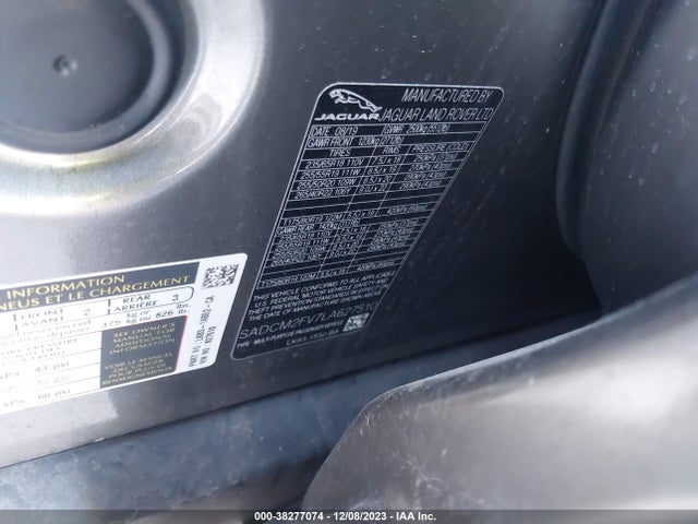 2020 JAGUAR F-PACE SADCM2FV7LA627510 Photo 8