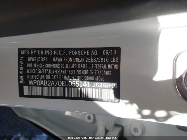 2014 PORSCHE PANAMERA WP0AB2A70EL055141 Photo 8