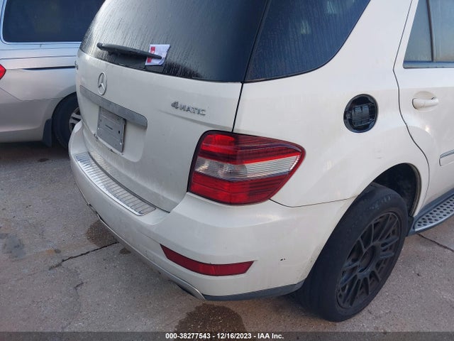 38277543 :رقم المزاد ، 4JGBB86E69A508495 vin ، 2009 Mercedes-benz M-class 3.5l مزاد بيع