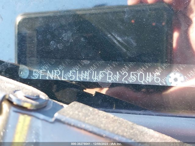 5FNRL5H44FB125046 Honda ODYSSEY EX