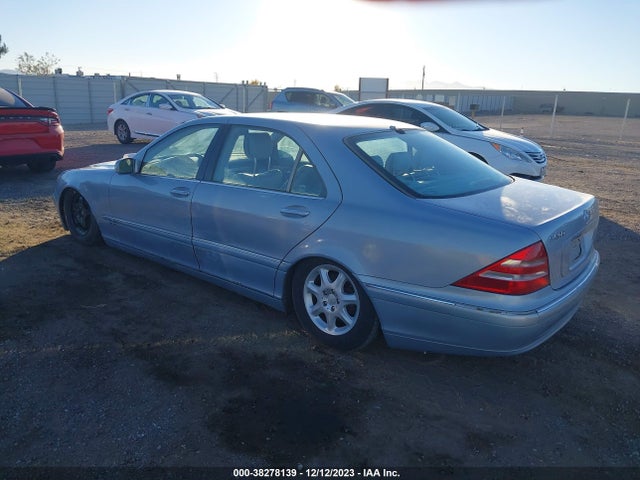 2000 MERCEDES-BENZ S-CLASS BASE A5 VIN: WDBNG75J1YA103394
