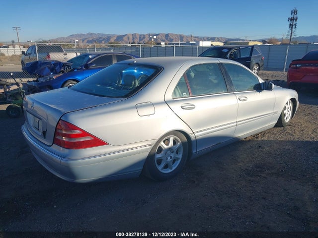 2000 MERCEDES-BENZ S-CLASS BASE A5 VIN: WDBNG75J1YA103394