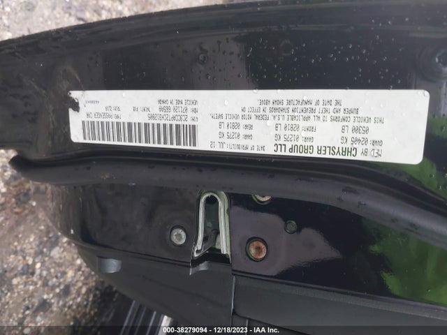 2012 CHRYSLER 300 300C LUXURY SERIES VIN: 2C3CCAPT2CH312805