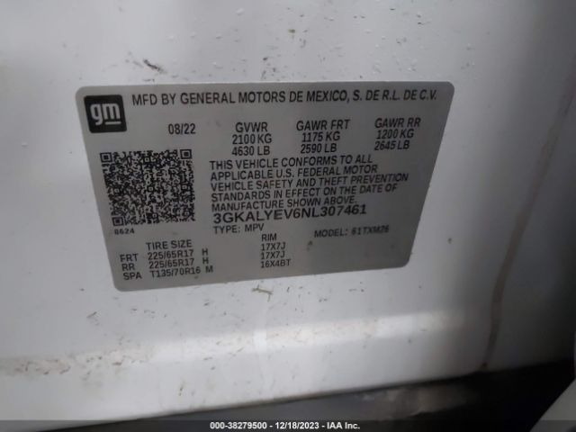 3GKALYEV6NL307461 GMC Terrain Awd At4