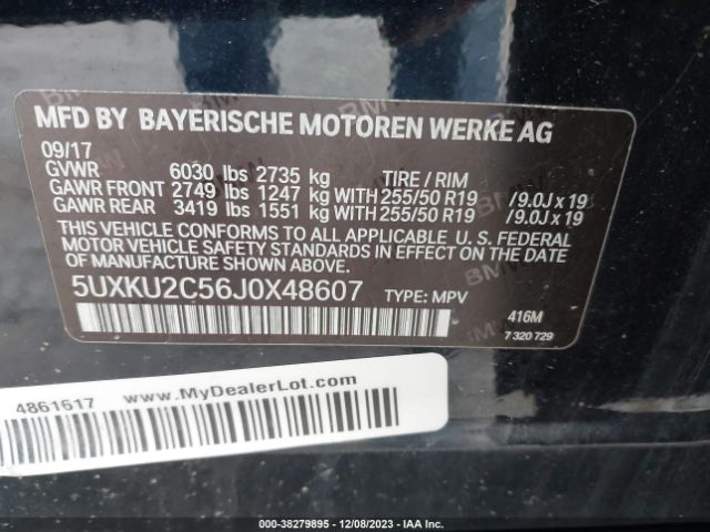 5UXKU2C56J0X48607 BMW X6 Xdrive35i