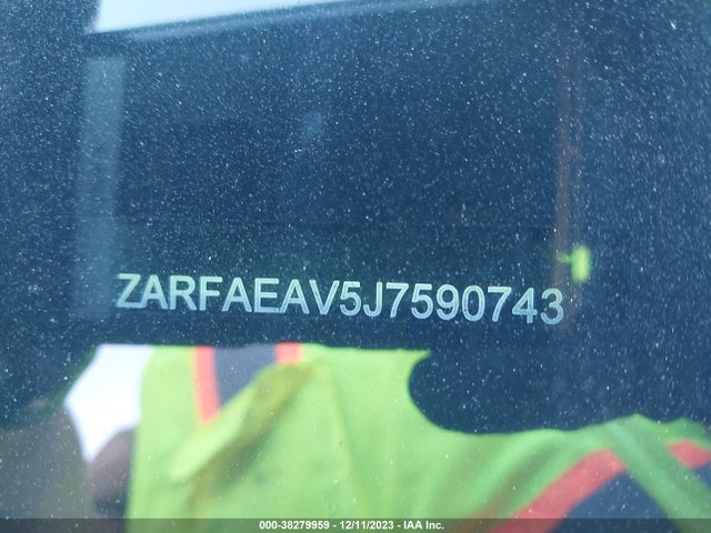 ZARFAEAV5J7590743 Alfa Romeo Giulia Quadrifoglio Rwd