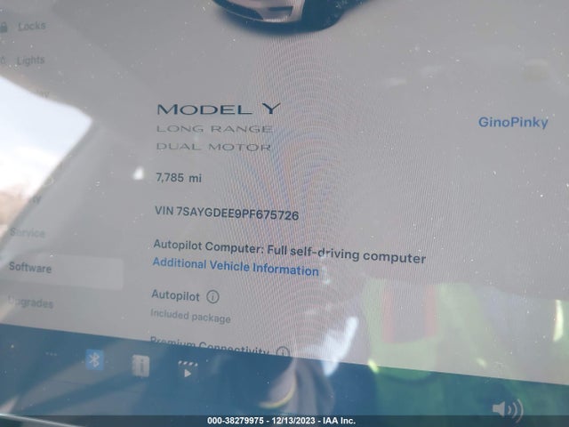2023 TESLA MODEL Y 7SAYGDEE9PF675726 Photo 6
