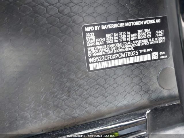 WB523CF0XPCM78925 BMW Ix Xdrive50