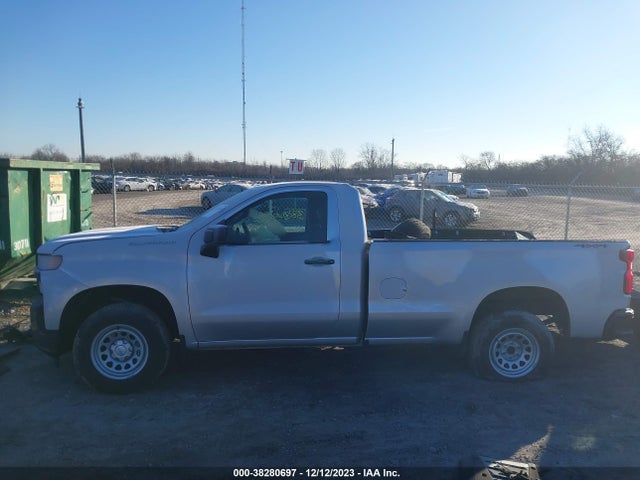 2021 CHEVROLET SILVERADO 1500 WORK TRUCK VIN: 3GCNYAEF4MG266270
