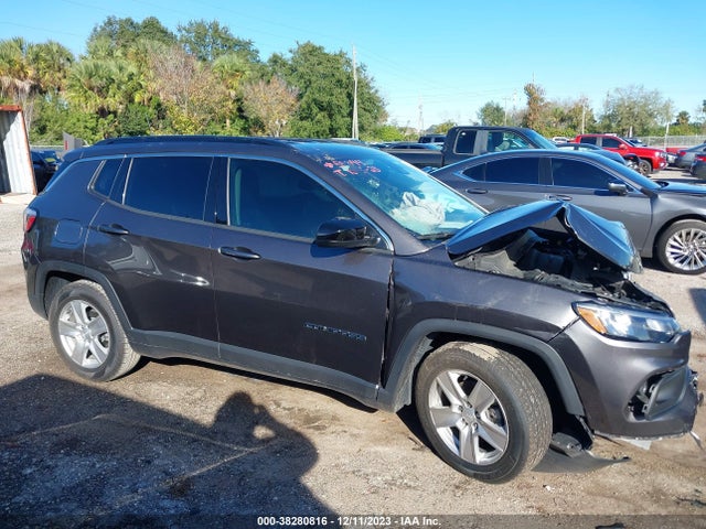 2022 JEEP COMPASS LATITUDE VIN: 3C4NJCBB7NT139183