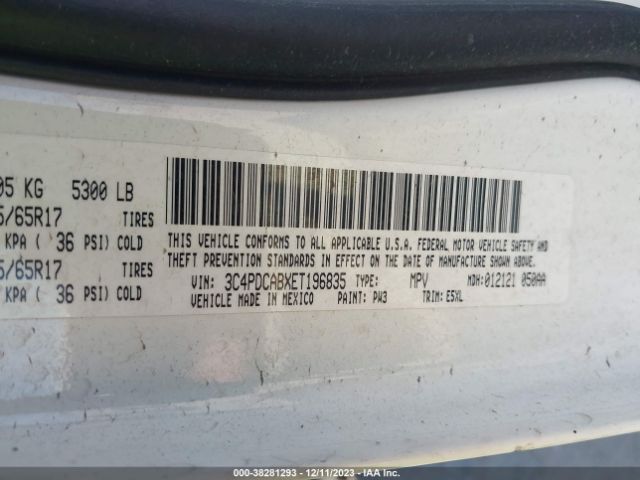 3C4PDCABXET196835 Dodge Journey American Value Pkg