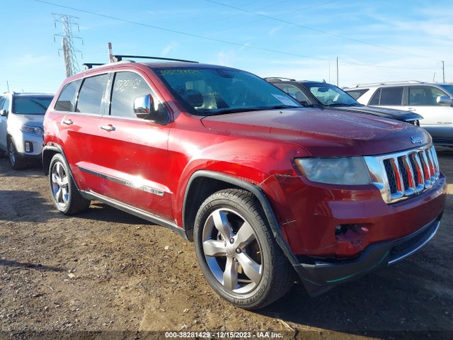 2012 JEEP GRAND CHEROKEE OVERLAND VIN: 1C4RJFCT4CC287701